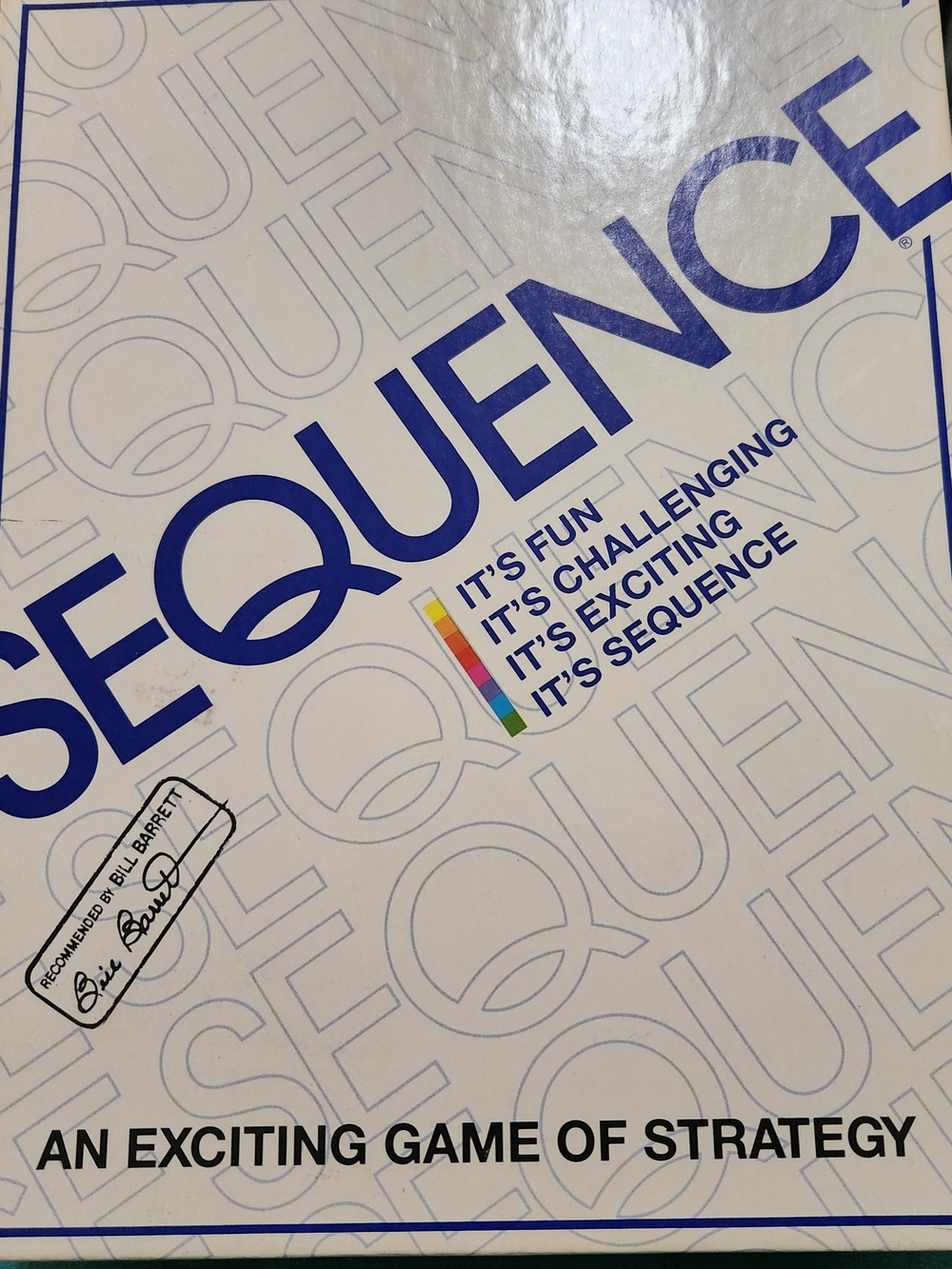 Vintage 1995 Sequence Strategy Board Game
